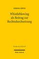 Whistleblowing als Beitrag zur Rechtsdurchsetzung