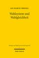 Wahlsystem und Wahlgleichheit