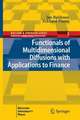 Functionals of Multidimensional Diffusions with Applications to Finance