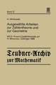 Ausgewählte Arbeiten zur Zahlentheorie und zur Geometrie: Mit D. Hilberts Gedächtnisrede auf H. Minkowski, Göttingen 1909