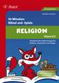 10-Minuten- Rätsel und -Spiele Spielerischer Lernspaß Religion 1./2. Klasse