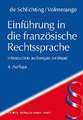 Einführung in die französische Rechtssprache