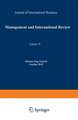 Management International Review: Evolution and Revolution in International Management: A Topic and a Discipline in Transition