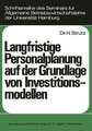 Langfristige Personalplanung auf der Grundlage von Investitionsmodellen