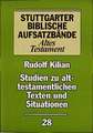 Studien zu alttestamentlichen Texten und Situationen