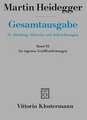 Gesamtausgabe. 4. Abteilungen: Hinweise und Aufzeichnungen