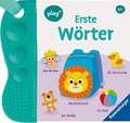 Ravensburger Play+ flip&pop: Erste Wörter (Mein allererstes Beißbuch), Baby-Buch ab 6 Monate