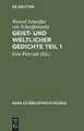 Geist- und weltlicher Gedichte
Teil 1: Brieg 1652