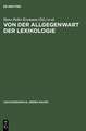 Von der Allgegenwart der Lexikologie: Kontrastive Lexikologie als Vorstufe zur zweisprachigen Lexikographie ; Akten des Internationalen Werkstattgesprächs zur Kontrastiven Lexikologie 29.-30.10.1994 in Kopenhagen