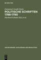 Politische Schriften 1788–1790: Mit Glossar und kritischer Sieyes-Bibliographie