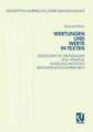 Wertungen und Werte in Texten: Axiologische Grundlagen und literaturwissenschaftliches Rekonstruktionsverfahren