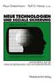 Neue Technologien und Soziale Sicherung: Antworten auf Herausforderungen des Wohlfahrtsstaats: Maschinensteuer · Mindestsicherung · Sozialgutscheine