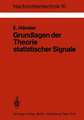 Grundlagen der Theorie statistischer Signale