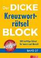 Der dicke Kreuzworträtsel-Block Band 27