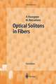 Optical Solitons in Fibers