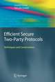 Efficient Secure Two-Party Protocols: Techniques and Constructions