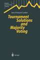 Tournament Solutions and Majority Voting