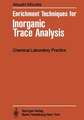 Enrichment Techniques for Inorganic Trace Analysis