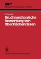 Bruchmechanische Bewertung von Oberflächenrissen: Grundlagen, Experimente, Anwendungen