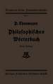 Philosophisches Wörterbuch