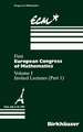 First European Congress of Mathematics Paris, July 6–10, 1992: Vol. I Invited Lectures (Part 1)