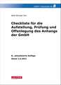 Farr, Checkliste 8 (Anhang der GmbH), 8. A.