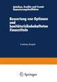 Bewertung von Optionen und bonitätsrisikobehafteten Finanztiteln: Anleihen, Kredite und Fremdfinanzierungsfazilitäten