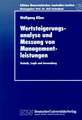 Wertsteigerungsanalyse und Messung von Managementleistungen: Technik, Logik und Anwendung