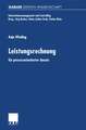 Leistungsrechnung: Ein prozessorientierter Ansatz