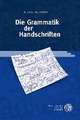 Die Grammatik der Handschriften