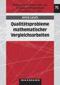 Qualitätsprobleme mathematischer Vergleichsarbeiten