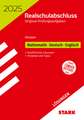 STARK Lösungen zu Original-Prüfungen Realschulabschluss 2025 - Mathematik, Deutsch, Englisch - Hessen