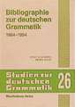 Bibliographie zur deutschen Grammatik