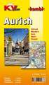 Aurich, KVplan, Radkarte/Freizeitkarte/Stadtplan, 1:25.000 / 1:15.000 / 1:5.000