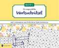 Wortsuchrätsel für Senioren mit vertrauten Sprichwörtern. Spiele-Spaß, Beschäftigung und Gedächtnistraining für Senioren. Auch mit Demenz. Großdruck.