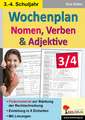 Wochenplan Nomen, Verben & Adjektive