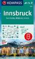 KOMPASS Wanderkarte 036 Innsbruck, Nordkette, Mittleres Inntal 1:35.000