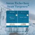 Anton Tschechow & Iwan Turgenew Hardcover (Bücher + Audio-Online) - Lesemethode von Ilya Frank