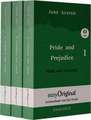 Pride and Prejudice / Stolz und Vorurteil - Teile 1-3 Hardcover (Buch + 3 MP3 Audio-CD) - Lesemethode von Ilya Frank - Zweisprachige Ausgabe Englisch-Deutsch