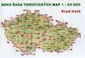 Wanderkarte Tschechien Taborsko, Dolni Luznice 1 : 40 000