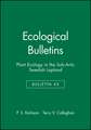 Plant Ecology in the Subartic Swedish Lapland: Ecological Bulletins No. 45