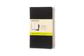 Moleskine Cahier pocket. Plain. Black Cover. Set de 3. 64 pagini, 9 x 14 cm