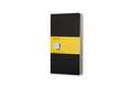 Moleskine Squared Cahier L - Black Cover (3 Set)