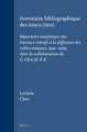 Inventaire bibliographique des Isiaca (IBIS): Répertoire analytique des travaux relatifs à la diffusion des cultes isiaques, 1940-1969. Avec la collaboration de G. Clerc. II. E-K