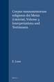 Corpus monumentorum religionis dei Menis (CMRDM), Volume 3 Interpretations and Testimonia