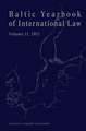 Baltic Yearbook of International Law, Volume 11 (2011)