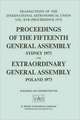 Transactions of the International Astronomical Union: Proceedings of the Fifteenth General Assembly Sydney 1973 and Extraordinary General Assembly Poland 1973