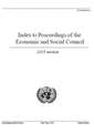 Index to Proceedings of the Economic and Social Council 2015