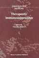 Therapeutic Immunosuppression