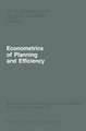 Econometrics of Planning and Efficiency